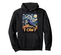 Funny Raven Starry Night Van Gogh F Caw F Sweat à Capuche