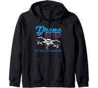 Funny Rc Drone Test Pilot If I Duck,You Should Hoodie,Black,S
