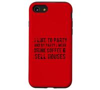 Funny Realtor Buveur de café Caféine Love Agent Immobilier Coque pour iPhone SE (2020) / 7/8