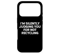 Funny Recycling Ecologiste Jour de la Terre Recyclage Jugement Coque pour iPhone 17 Pro