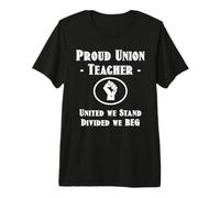 Funny Red for Ed SpEd Union Thug United We Stand Divided Beg T-Shirt Haut de Gamme