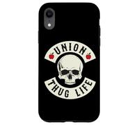 Funny Red for Ed Union Thug Retro SpEd Teacher Appreciation Coque pour iPhone XR