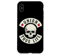 Funny Red for Ed Union Thug Retro SpEd Teacher Appreciation Coque pour iPhone XS Max