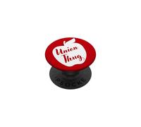 Funny Red for Ed Union Thug Retro SpEd Teacher Appreciation PopSockets PopGrip Adhésif