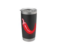 Funny Red pepper chili Food spicy hot Extra Spicy Chili Gobelet isotherme en acier inoxydable double paroi