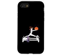 Funny Reformer Pilates avec Chat Citrouille Halloween Coque pour iPhone SE (2020) / 7/8