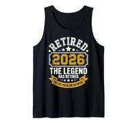 Funny Retired 2026 Ce n'est Plus Mon problème Retraite 2026 Débardeur