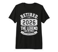Funny Retired 2026 Ce n'est Plus Mon problème Retraite 2026 T-Shirt Haut de Gamme