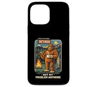 Funny Retired Not My Problem Anymore Bigfoot Fishing Coque pour iPhone 13 Pro Max