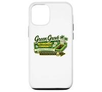 Funny Retirement Community Dark Humour Green Grove Coque pour iPhone 12/12 Pro