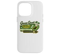 Funny Retirement Community Dark Humour Green Grove Coque pour iPhone 14 Pro Max