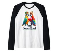 Funny Retirement I'm Retired It's 5 O'Clock Everywhere Manche Raglan