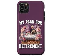 Funny Retirement Plan For Pug Owner Gnome Retired Dog Mom Coque pour iPhone 11 Pro Max