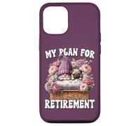Funny Retirement Plan For Pug Owner Gnome Retired Dog Mom Coque pour iPhone 12/12 Pro