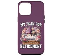Funny Retirement Plan For Pug Owner Gnome Retired Dog Mom Coque pour iPhone 12 Pro Max