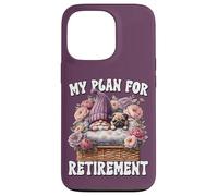 Funny Retirement Plan For Pug Owner Gnome Retired Dog Mom Coque pour iPhone 13 Pro