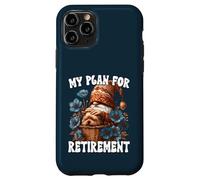 Funny Retirement Plan For Yorkie Owner And Retired Dog Dad Coque pour iPhone 11 Pro
