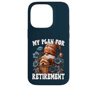 Funny Retirement Plan For Yorkie Owner And Retired Dog Dad Coque pour iPhone 14 Pro