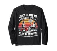 Funny Retro Gen X 1965-1980 Phrases Funny Dad Dont Blame Me Manche Longue