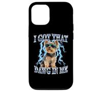 Funny Retro Got That Dawg in Me Yorkshire Terrier Dog Lover Coque pour iPhone 12/12 Pro