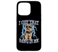 Funny Retro Got That Dawg in Me Yorkshire Terrier Dog Lover Coque pour iPhone 15 Pro Max