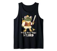 Funny Retro Medieval Knight Frog T'was The 'Tism M'Lord Débardeur