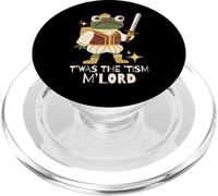 Funny Retro Medieval Knight Frog T'was The 'Tism M'Lord PopSockets PopGrip pour MagSafe