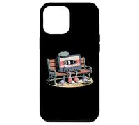 Funny Retro Old Cassette Tape Cartoon with Walker Nostalgie Coque pour iPhone 12 Pro Max
