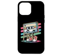 Funny Retro Old Cassette Tape Cartoon with Walker Nostalgie Coque pour iPhone 12 Pro Max