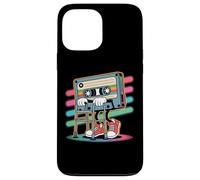 Funny Retro Old Cassette Tape Cartoon with Walker Nostalgie Coque pour iPhone 13 Pro Max