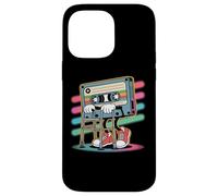 Funny Retro Old Cassette Tape Cartoon with Walker Nostalgie Coque pour iPhone 14 Pro Max