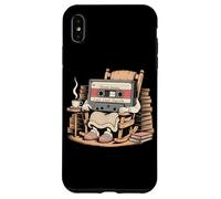 Funny Retro Old Cassette Tape Cartoon with Walker Nostalgie Coque pour iPhone XS Max