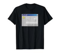 Funny Retro PC Error Leave Now Snooze IT Humour T-Shirt Graphique avec Valeur