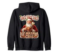 Funny Retro Santa Masala Chai Tea Christmas Humor Sweat à Capuche