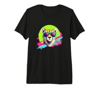 Funny Retro Vintage 80s 90s Mens & Womens Cheetah Lover T-Shirt Haut de Gamme