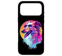 Funny Retro Vintage 80s 90s Russian Borzoi Dog Lover Coque pour iPhone 17 Pro Max