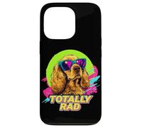 Funny Retro Vintage 80s 90s Totally Rad Cocker Spaniel Lover Coque pour iPhone 13 Pro