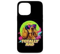 Funny Retro Vintage 80s 90s Totally Rad Cocker Spaniel Lover Coque pour iPhone 13 Pro Max