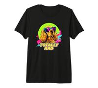 Funny Retro Vintage 80s 90s Totally Rad Cocker Spaniel Lover T-Shirt Haut de Gamme