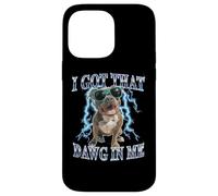 Funny Retro Vintage Got That Dawg in Me Pitbull Heavy Metal Coque pour iPhone 14 Pro Max