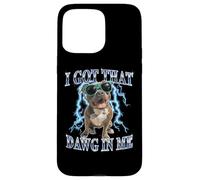 Funny Retro Vintage Got That Dawg in Me Pitbull Heavy Metal Coque pour iPhone 15 Pro Max