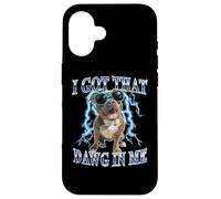 Funny Retro Vintage Got That Dawg in Me Pitbull Heavy Metal Coque pour iPhone 16