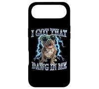Funny Retro Vintage Got That Dawg in Me Pitbull Heavy Metal Coque pour iPhone Air