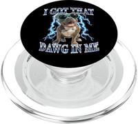 Funny Retro Vintage Got That Dawg in Me Pitbull Heavy Metal PopSockets PopGrip pour MagSafe