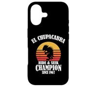 Funny Retro Vintage Hide & Seek Champion El Chupacabra Lover Coque pour iPhone 17
