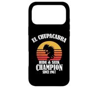 Funny Retro Vintage Hide & Seek Champion El Chupacabra Lover Coque pour iPhone 17 Pro Max