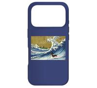 Funny Retro Vintage Surfing A Wave Black Dachshund Lover Coque pour iPhone 17 Pro