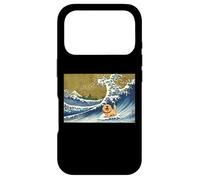 Funny Retro Vintage Surfing A Wave Golden Retriever Lover Coque pour iPhone 17 Pro