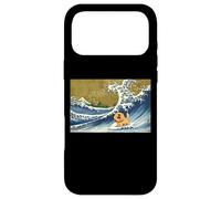 Funny Retro Vintage Surfing A Wave Golden Retriever Lover Coque pour iPhone 17 Pro Max
