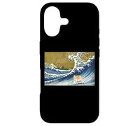 Funny Retro Vintage Surfing A Wave Russian Borzoi Dog Lover Coque pour iPhone 17